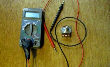 Measuring a Potentiometer with a digital meter
