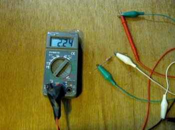 Measure the resistance of a standard resistor