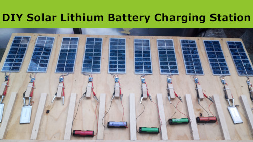 DIY Solar Lithium Battery Charger